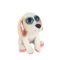 pink husky stuffed plush toy dog for kids